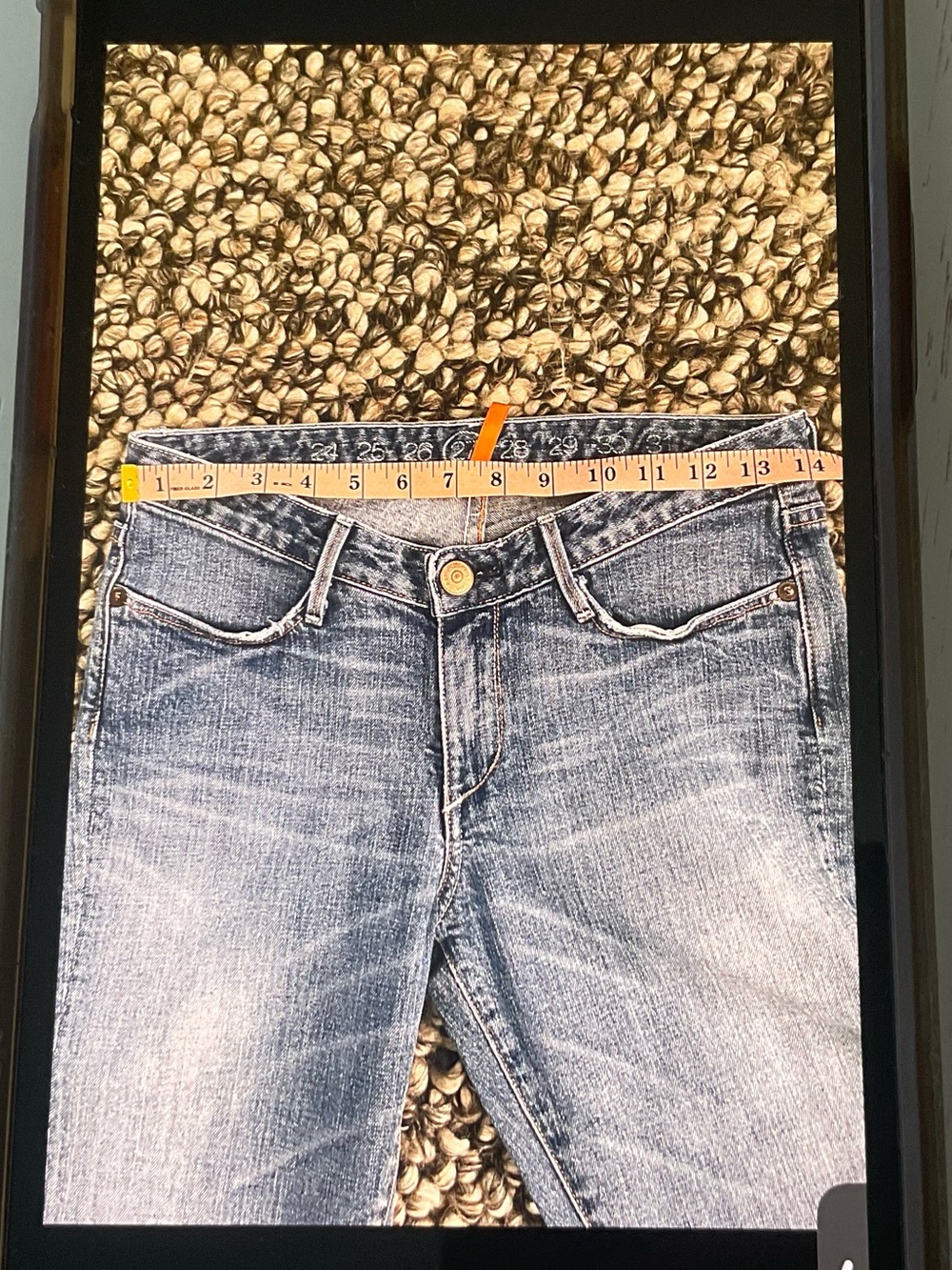 Vintage Earnest Sewn Jeans, milk blue stretch - size 27